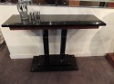 Ebonized Art Deco Console with Ivoroid Inlay