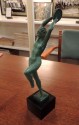 Art Deco Nude Sculpture with Tambourine