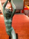 Art Deco Nude Sculpture with Tambourine