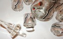Art Deco Decanter Set with Dynamic Design