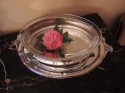 Art Deco Silver Centerpiece with Mirrored Tray