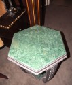 Art Deco Ironwork Marble Topped Table