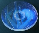 Muller Freres Luneville Hunters & Elephant Opalescent Glass plate