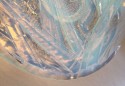 Muller Freres Luneville Hunters & Elephant Opalescent Glass plate