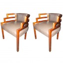 Kem Weber Style Art Deco Chairs