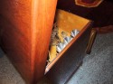 Art Deco  Flip Top Cocktail Cabinet