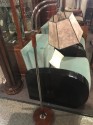Bridge Floor Lamp with Mica shade in the style of Deskey or Rhode