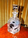 Art Deco Czech Glass Decanter in Palda Style