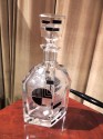 Art Deco Czech Glass Decanter in Palda Style