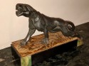 Notari Art Deco French Cubist Panther Sculpture