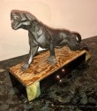 Notari Art Deco French Cubist Panther Sculpture