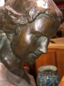 Classic Female Art Deco Statue by Listed Belgian Artist M. D'Haveloose