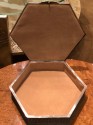 European Art Nouveau Art Deco Metal & Enamel Curiosity Box
