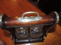 Crystal Tantalus in Locked  Wooden Case by Rodolfo Eisler