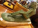 Art Deco Female Bronze by Paule Bisman Serenite