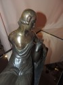 French Art Deco Golden Bronze Sculputure Gaston Beguin