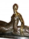 French Art Deco Golden Bronze by Gaston Beguin