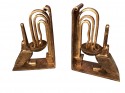 Edgar Brandt inspired Art Deco Pelican Bookends Statues