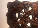 Fish Themed Wood Carved Art Deco Sculpture