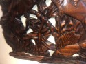 Fish Themed Wood Carved Art Deco Sculpture