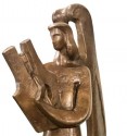 Jan & Joel Martel Art Deco Cubist Bronze Angel Monumental 2 of 8