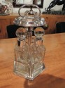 Silver and Glass Swingout Tantalus