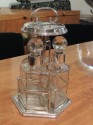 Silver and Glass Swingout Tantalus