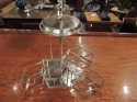 Silver and Glass Swingout Tantalus