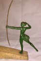 Art Deco Diana Huntress and Leaping Gazelle by Le Verrier