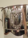 1920's Silver  Champagne Cooler with Repousee Floral Motif