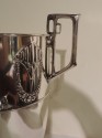 1920's Silver  Champagne Cooler with Repousee Floral Motif