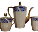 Art Deco Limoges Coffee Tea Dessert Set