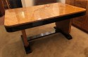 Art Deco Dining Room Wood Table with Matching Buffet