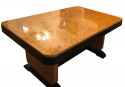 Art Deco Dining Room Wood Table with Matching Buffet