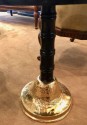 Art Deco Brass and Wood Smoking Table Germany