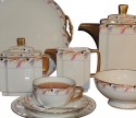 Art Deco Limoges Tea Coffee Dessert Set Service for 16