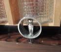 Art Deco Tantalus Decanter Set in Crystal, Wood and Chrome