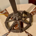 Art Deco Iron and Alabaster Table Lamp