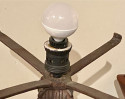 Art Deco Iron and Alabaster Table Lamp