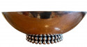 Jean Despres French Silver Plate Metal Bowl Unique Design