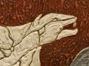 Art Deco Panther Painting French 1920s