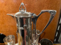 Art Nouveau Silver Tea and Coffee Set Jugendstil by WMF
