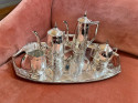 Jugendstil/Art Deco Silver Tea Set