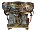 Silver Art Deco Jardiniere Bronze