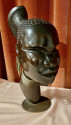 Karl Hagenauer Bronze Wood Sculpture Head of African Woman 1930