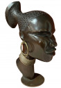 Karl Hagenauer Bronze Wood Sculpture Head of African Woman 1930