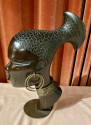 Karl Hagenauer Bronze Wood Sculpture Head of African Woman 1930