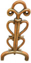French Art Deco Original Andirons