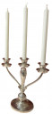 European Art Deco  925 Silver Pair of Candlesticks