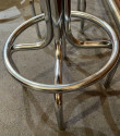 Art Deco Chrome Bar Stools with Original Tops